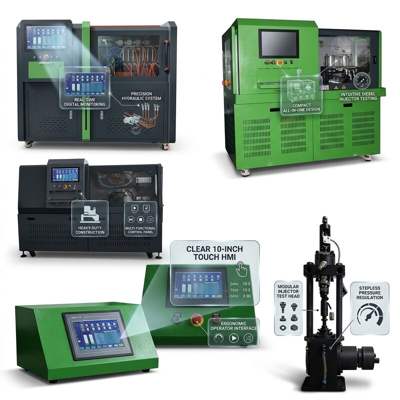 เครื่องทดสอบปั๊มดีเซลอเนกประสงค์ CRP-Multi 4-in-1 พร้อม VFD 15Kw และช่วงแรงดัน 2500 บาร์